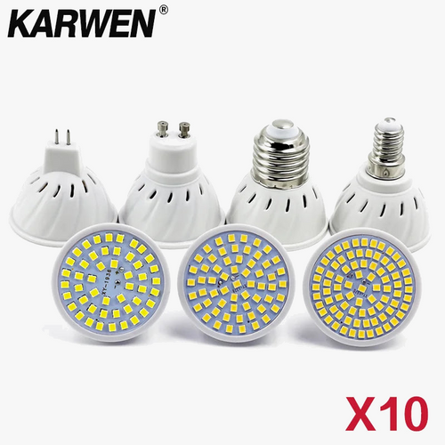 Ampoule led mr16 gu10 lot de dix projecteurs intérieurs Gabriel Chant - Une Lumière pour Vos Luminaires