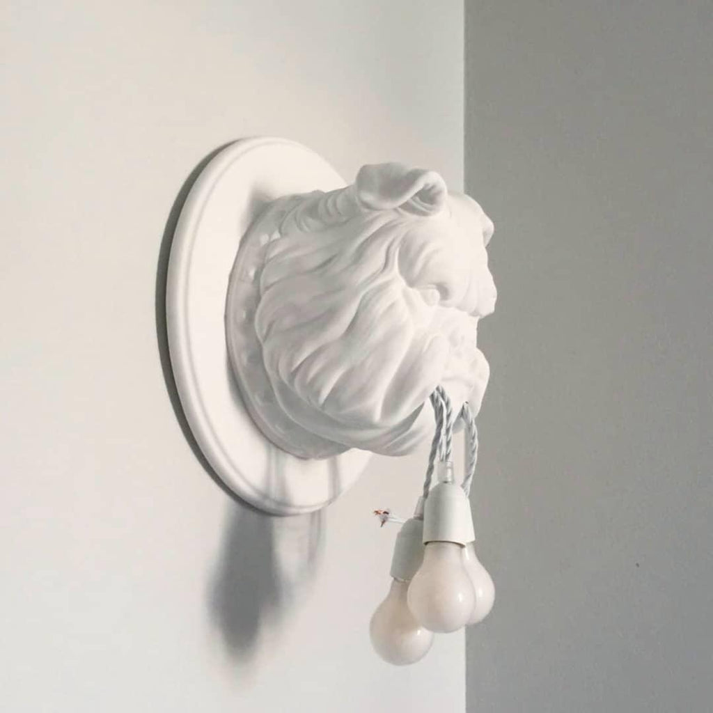 Lustra Applique Murale Sculpture Bulldog Fantaisiste - Neutralighting