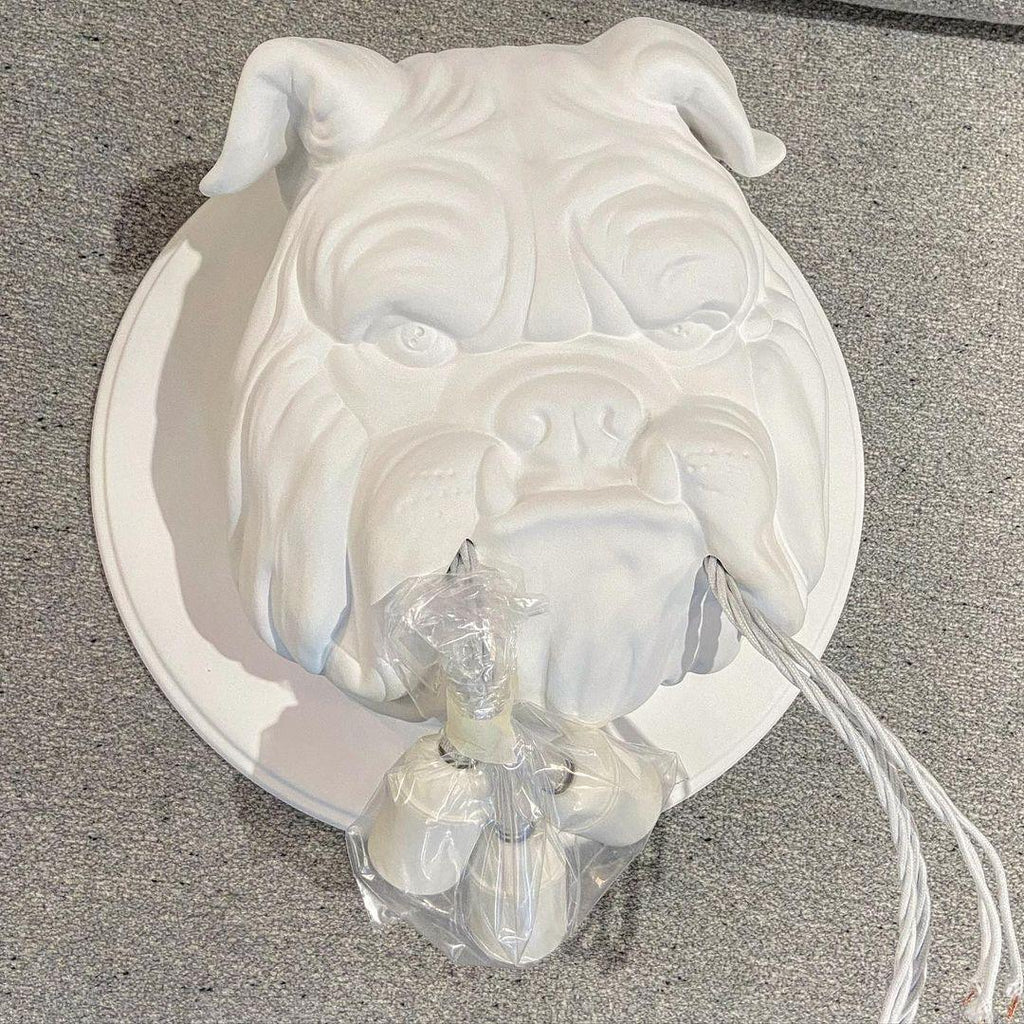 Lustra Applique Murale Sculpture Bulldog Fantaisiste - Neutralighting