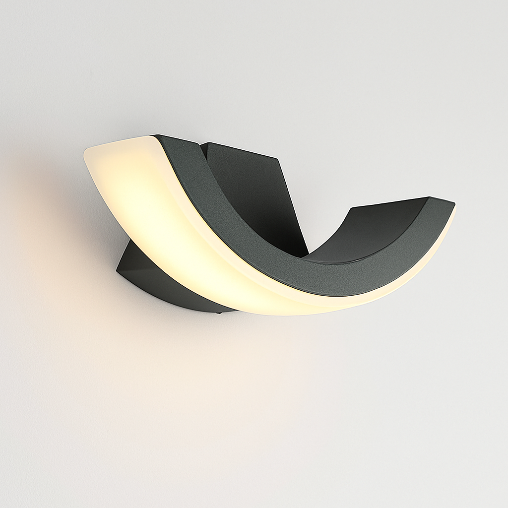 Applique murale — Extérieur arrondie à LED Garden