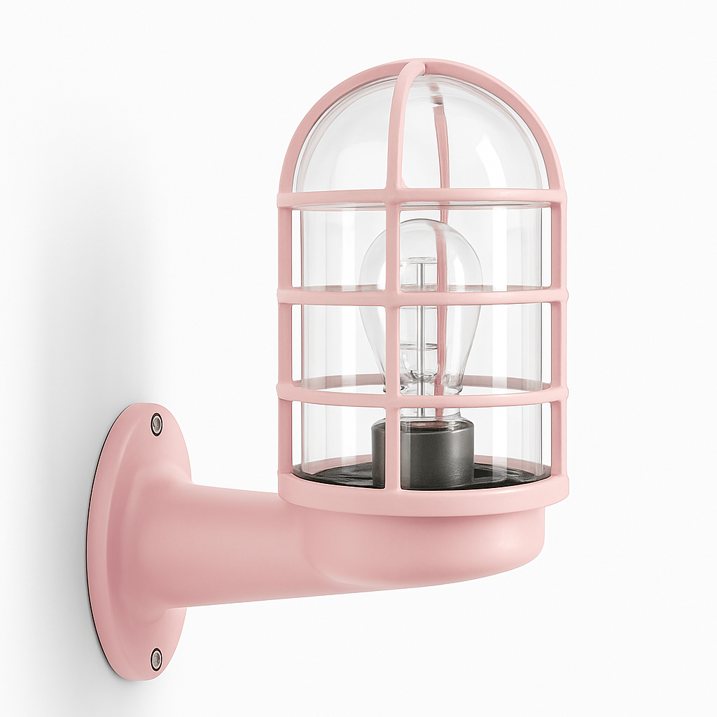 Applique murale — Extérieur LED de couleur à cages cylindriques
