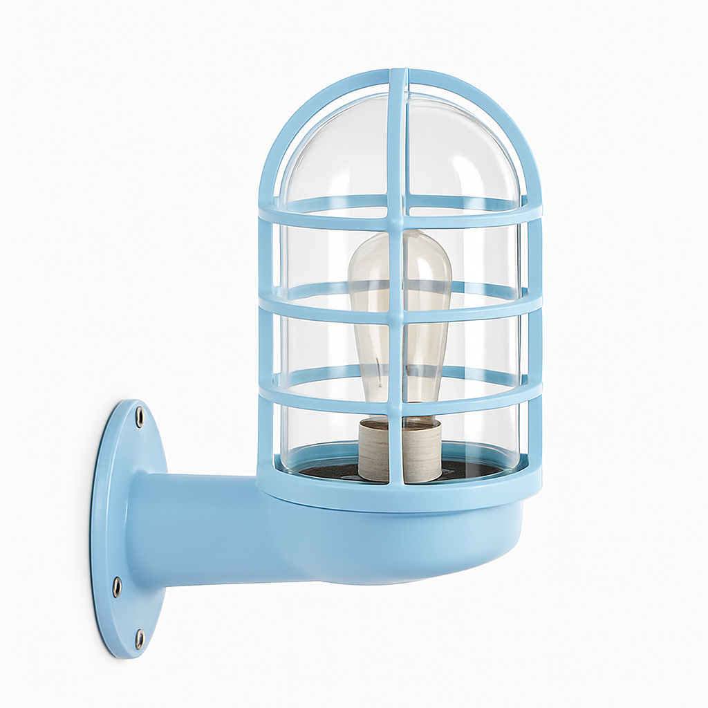 Applique murale — Extérieur LED de couleur à cages cylindriques