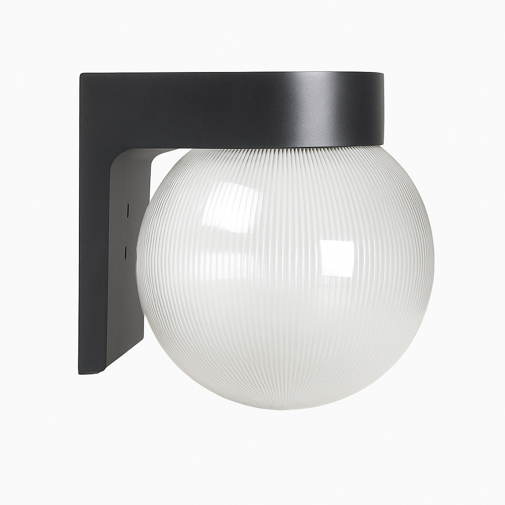 Applique murale — Extérieur LED socle et boule Acrylic