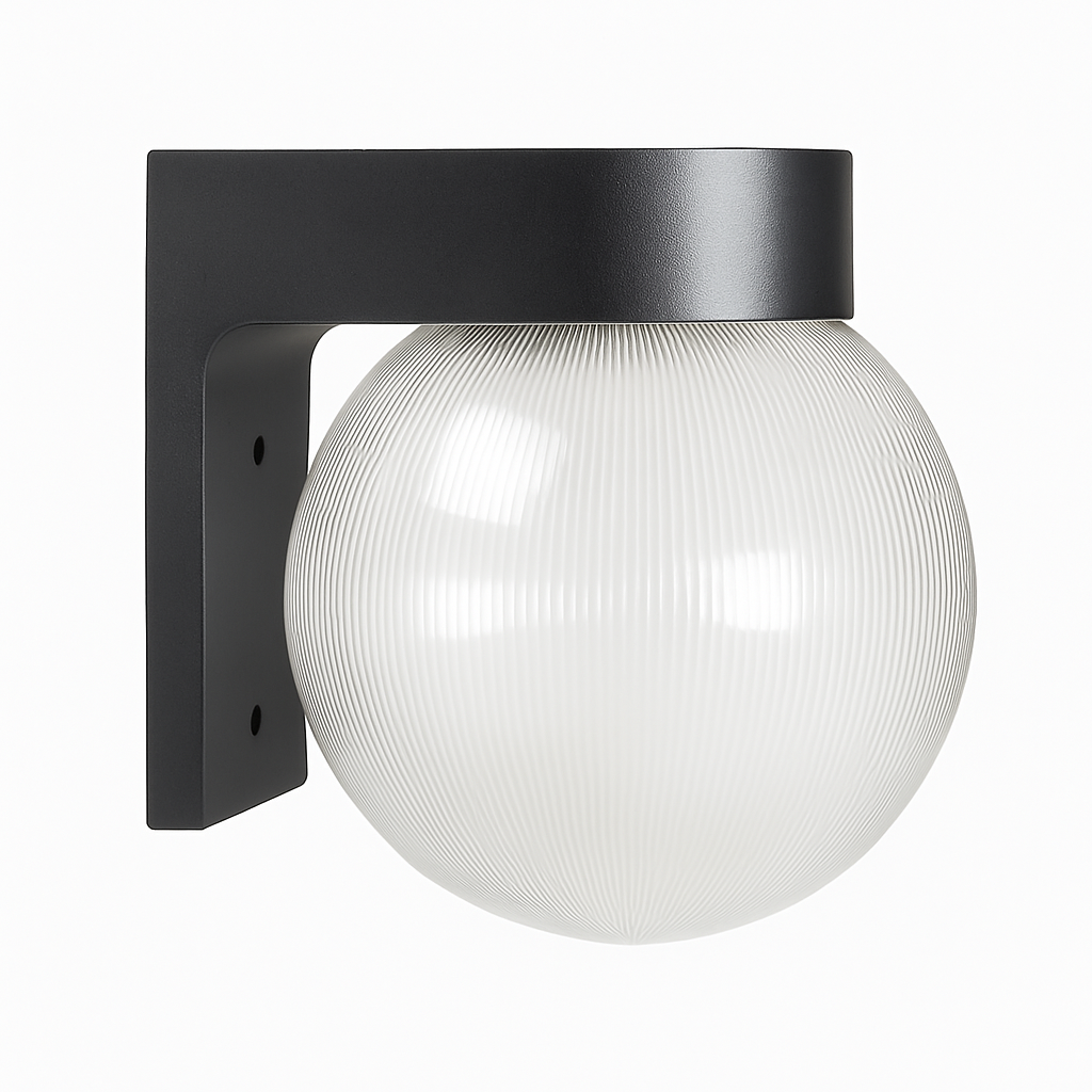 Applique murale — Extérieur LED socle et boule Acrylic