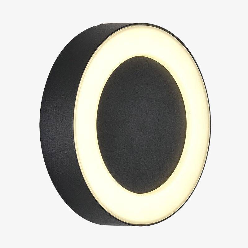 Applique murale — Extérieur LED ovale ou ronde Creative