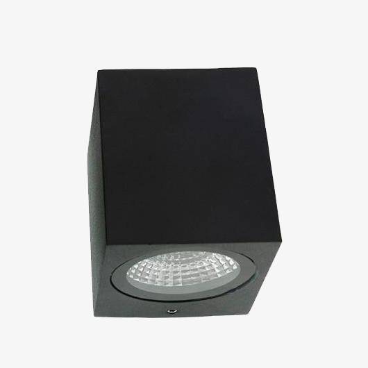 Applique murale — Extérieur spots LED en aluminium cubique