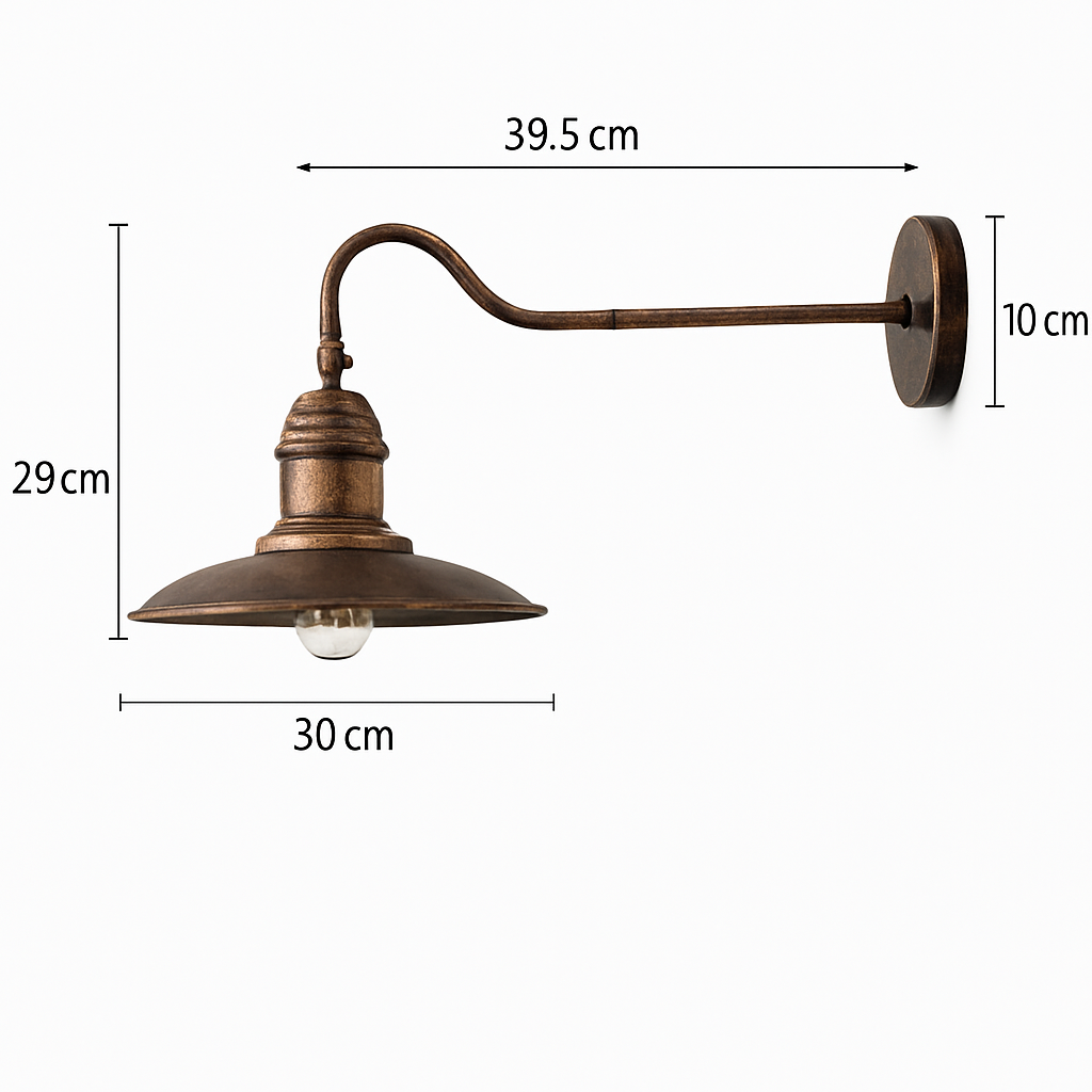 Applique murale — Industrielle américaine pour extérieur jardin et escalier