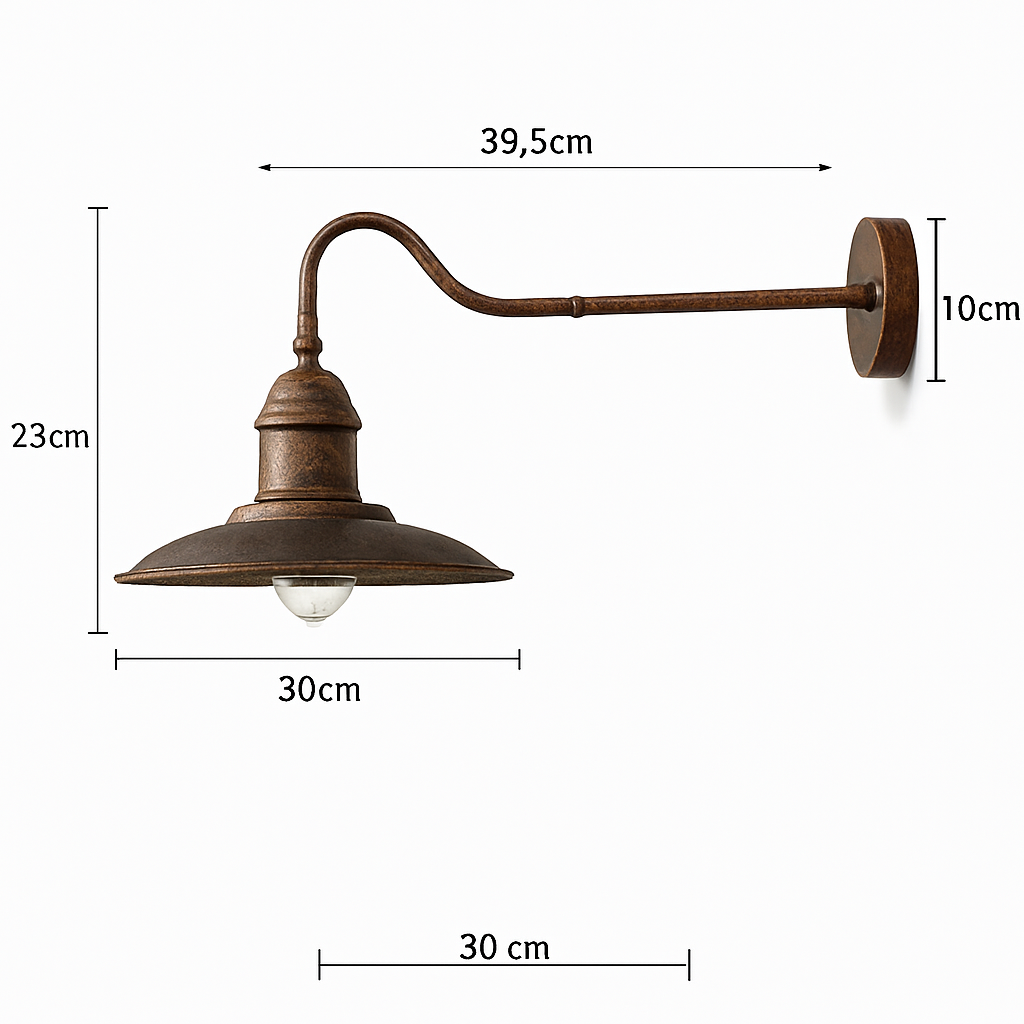 Applique murale — Industrielle américaine pour extérieur jardin et escalier