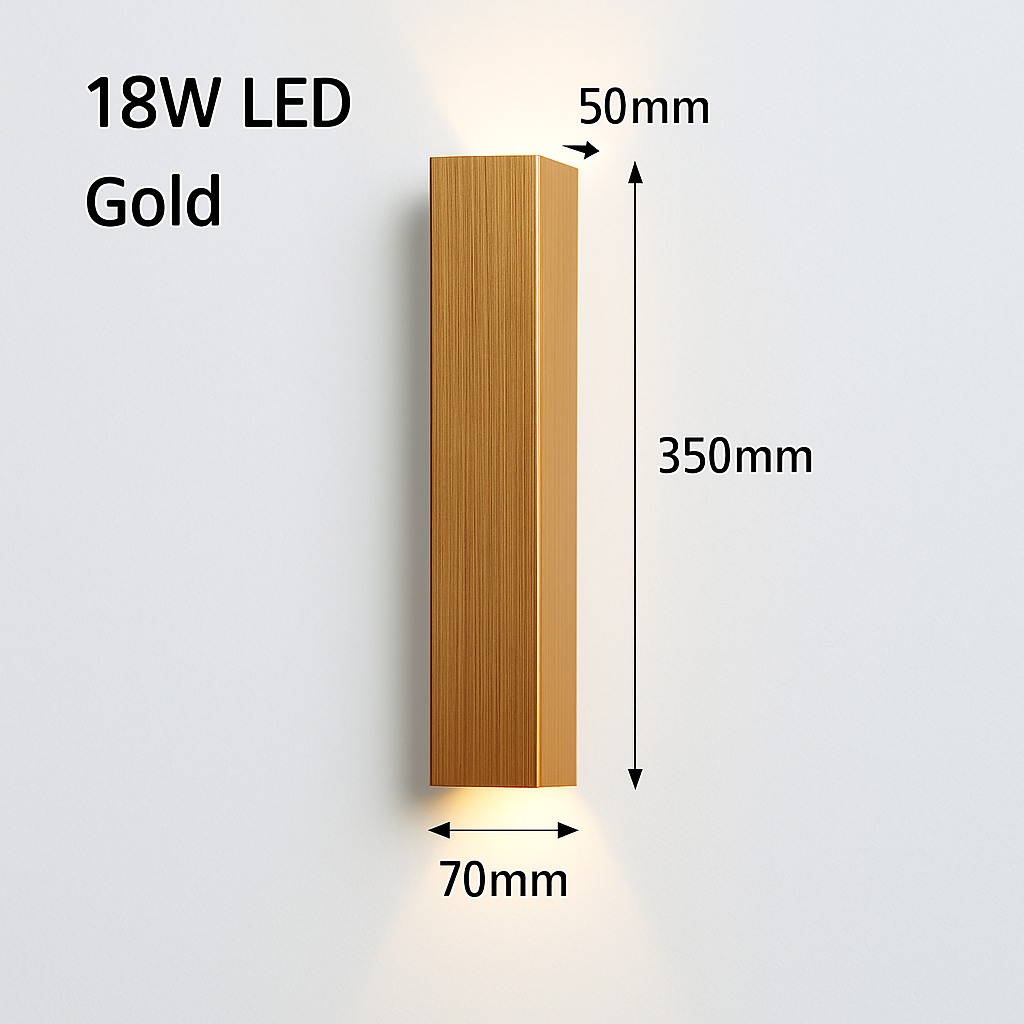 Applique murale — LED intérieure moderne en aluminium éclairage à la maison appliques chambre salon allée couloir décoration applique murale LED lumière
