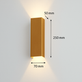 Applique murale — LED intérieure moderne en aluminium éclairage à la maison appliques chambre salon allée couloir décoration applique murale LED lumière