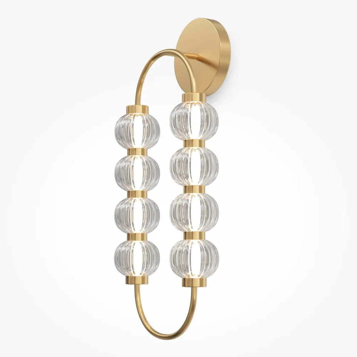 Applique Murale AMULET (Ovale) Mélisande Écrin en Verre - Le Charme du Verre dans le Décor