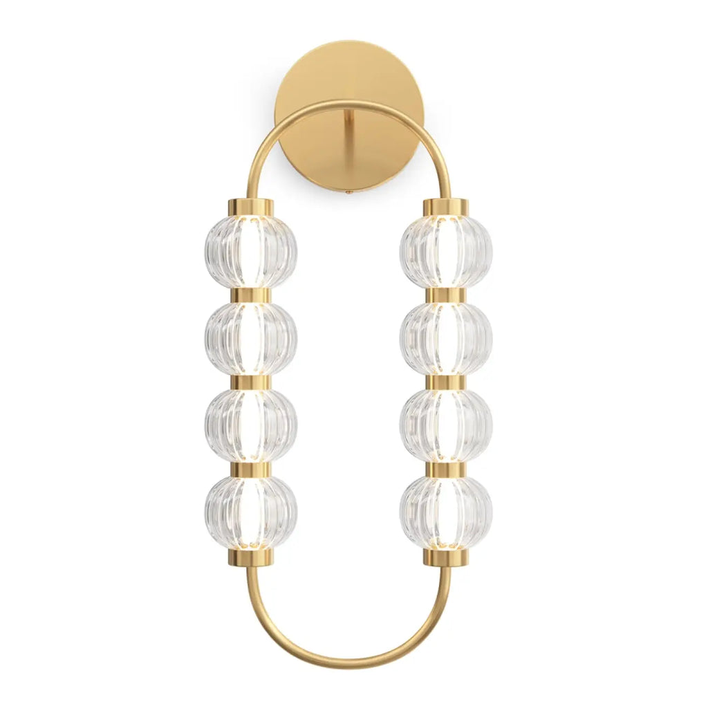 Applique Murale AMULET (Ovale) Mélisande Écrin en Verre - Le Charme du Verre dans le Décor
