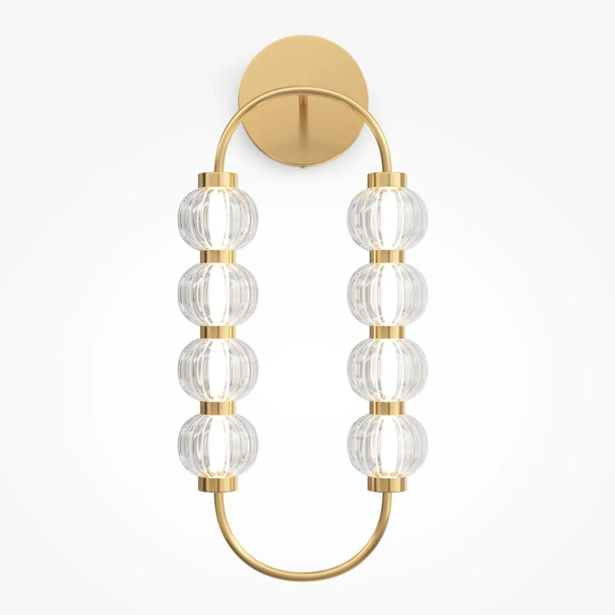 Applique Murale AMULET (Ovale) Mélisande Écrin en Verre - Le Charme du Verre dans le Décor