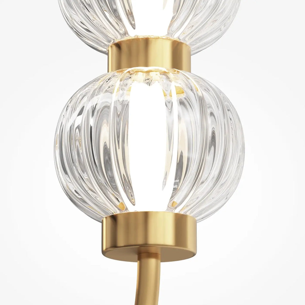Applique Murale AMULET (Ovale) Mélisande Écrin en Verre - Le Charme du Verre dans le Décor