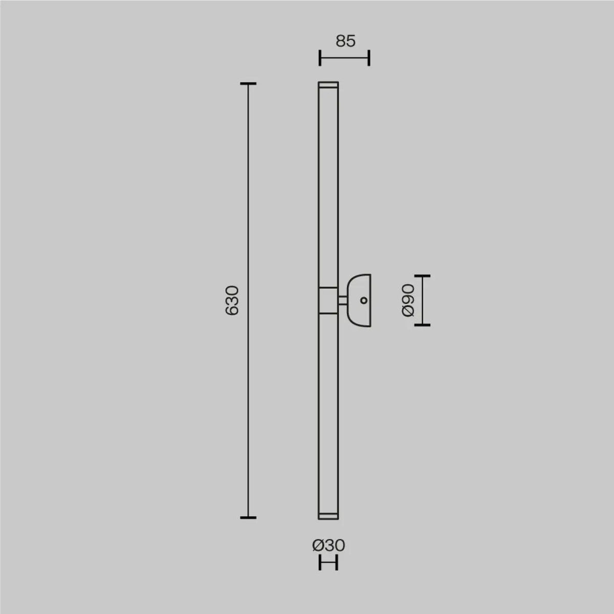 Applique murale Axis (tubes)