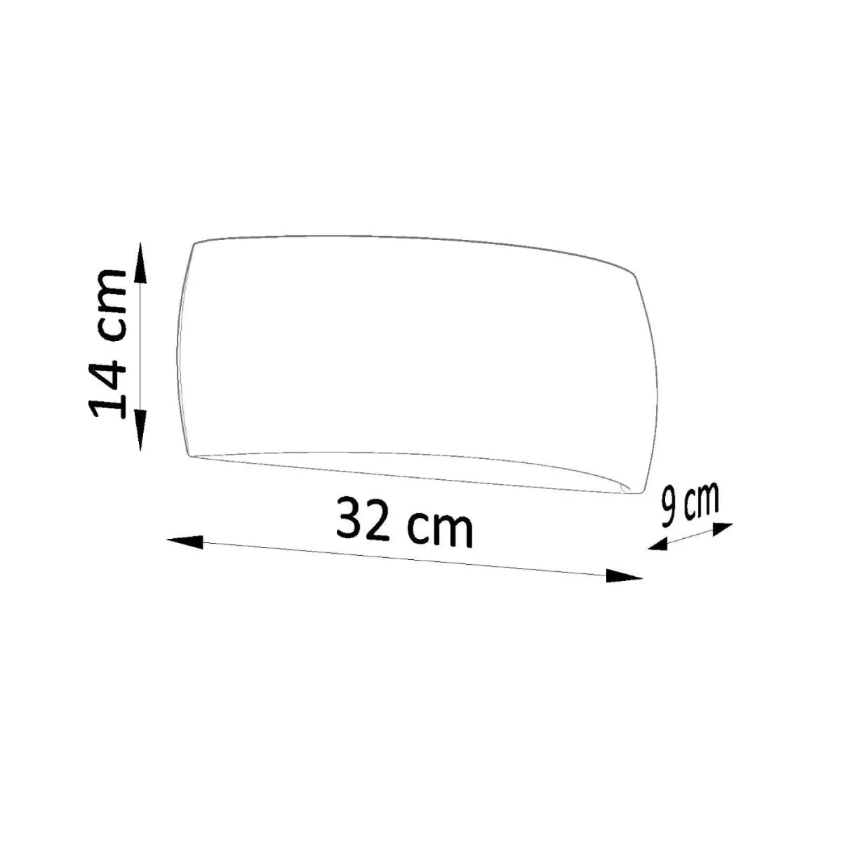 Applique murale Pontius (blanc)