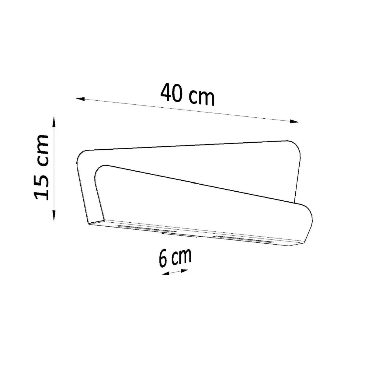 Applique murale Bascia (blanc)