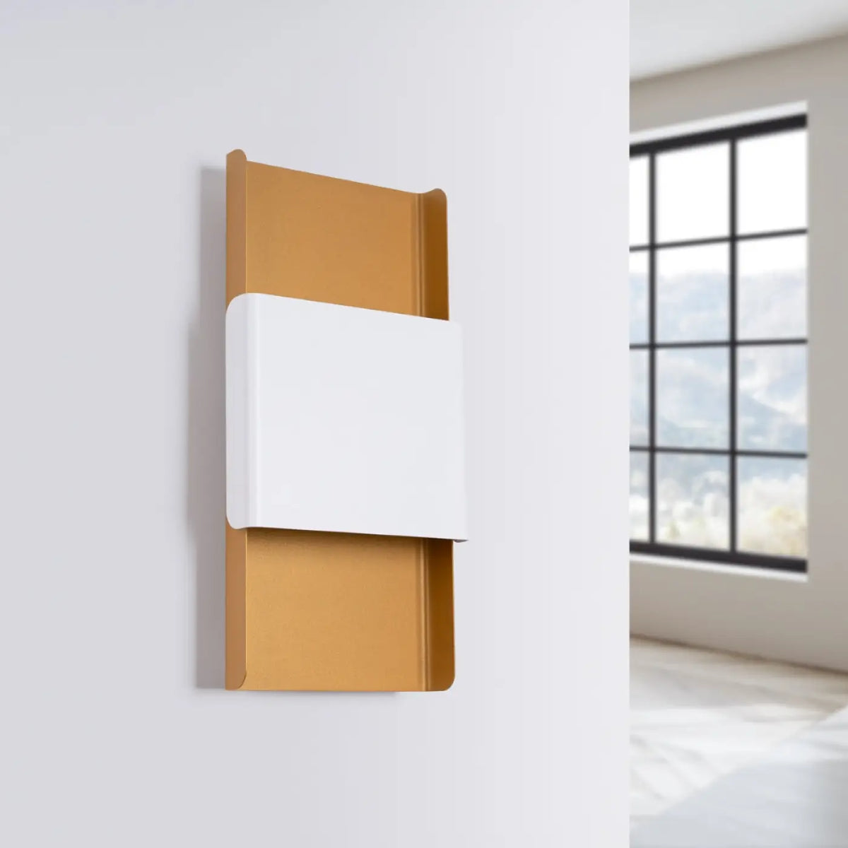 Applique murale Durlin (or/blanc)