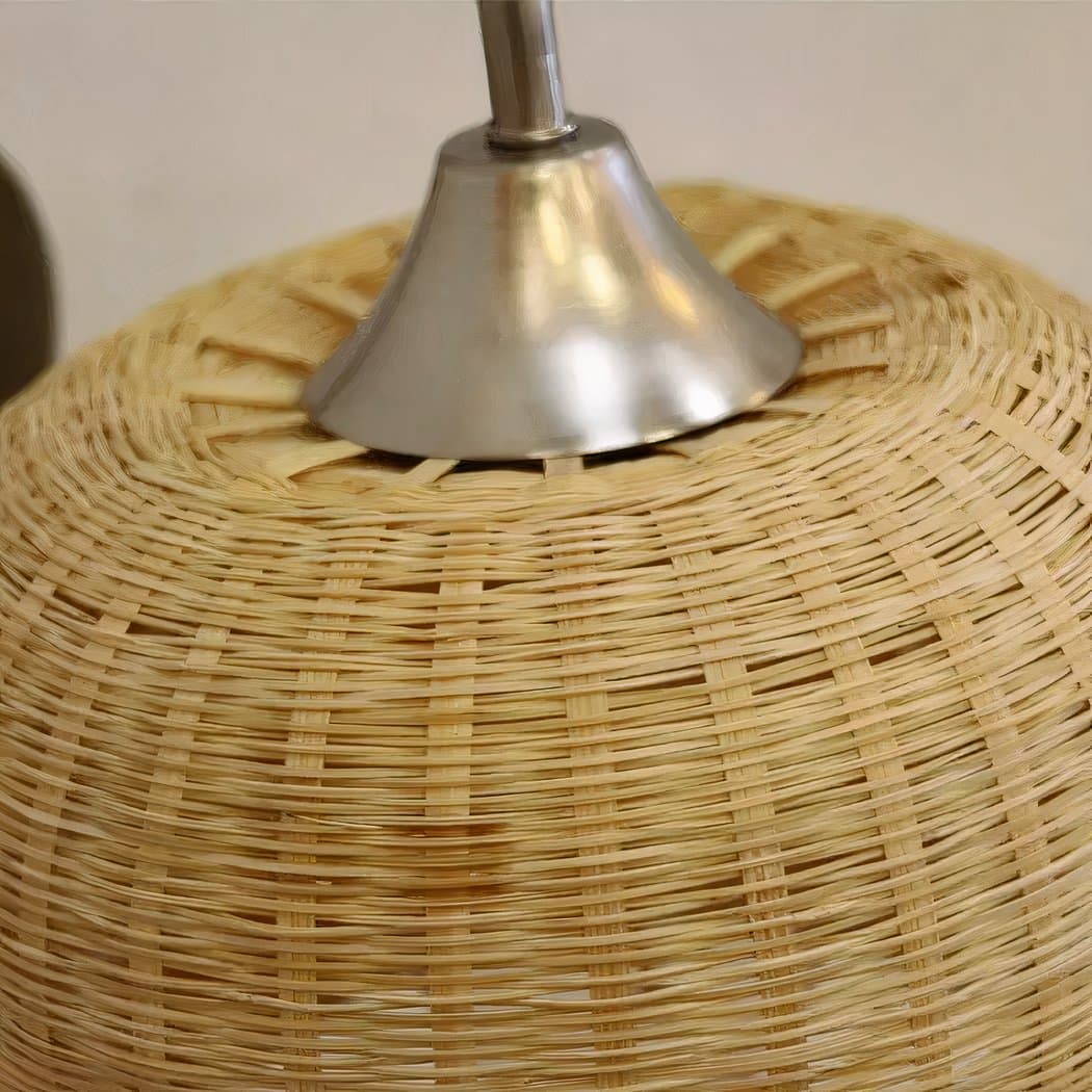 Applique murale boule en bambou et osier – Alviane Aube