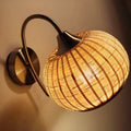 Applique murale boule en bambou et osier – Alviane Aube