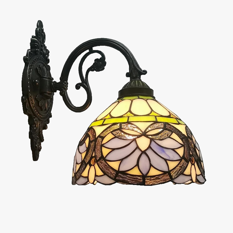 Applique murale — Coeur style tiffany pour intérieur et extérieur