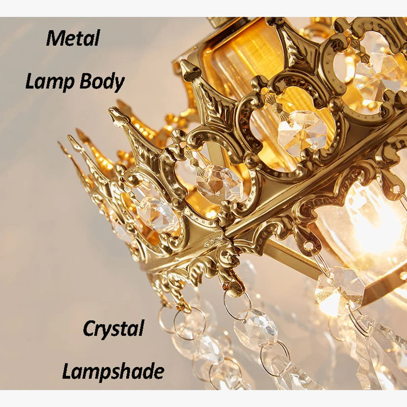 Applique murale — Cristal luxe pour décoration intérieure et extérieure