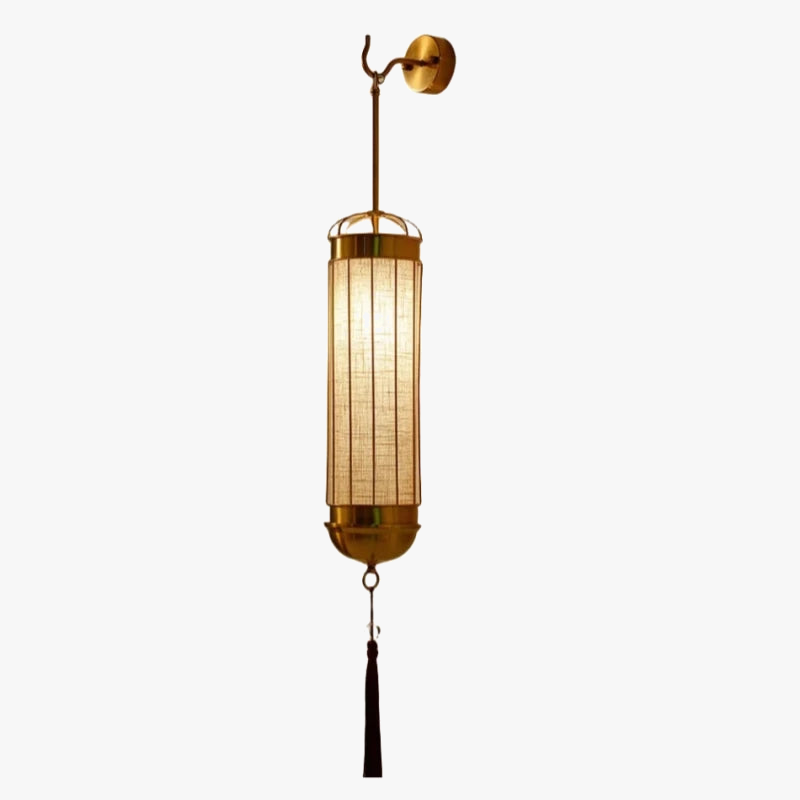 Applique murale — De luxe en lin pour éclairage intérieur élégant