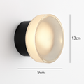 Applique murale design luxe pour décoration intérieure moderne Sacha Sonate en Verre - Reflets Subtils & Décor Raffiné
