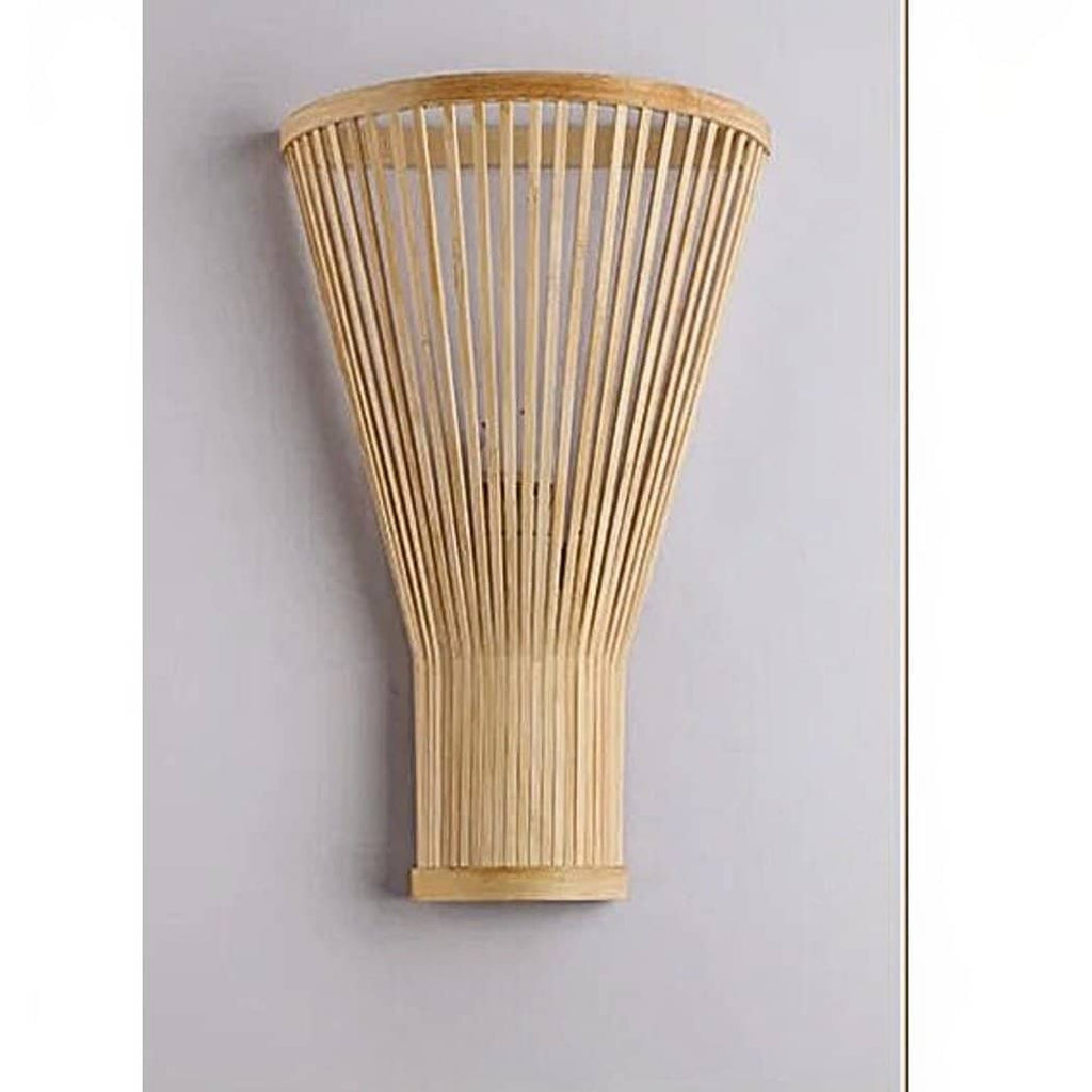 Applique murale en bambou style bohème chic – Alviane Courbe