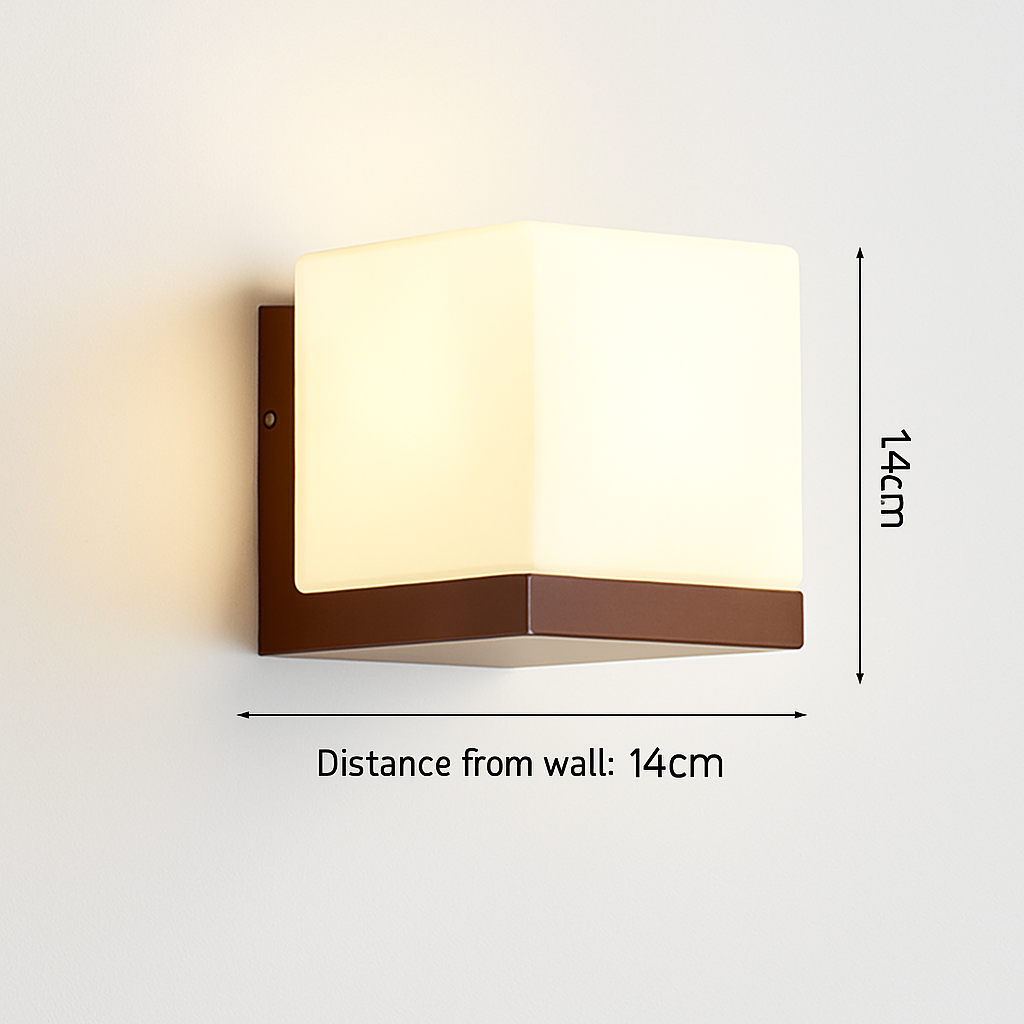Applique murale — En bois avec ampoule LED pour intérieur