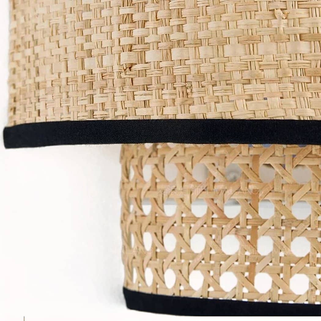 Applique murale en cannage de rotin dans le style vintage – Alviane Orée