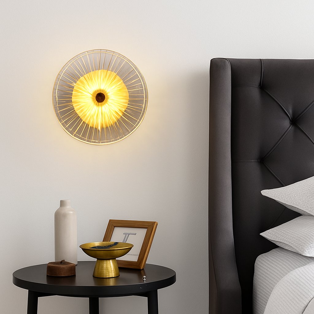 Applique murale en cristal design moderne pour intérieur décoratif Nella Souffle - Jeux de Reflets & Présence Raffinée