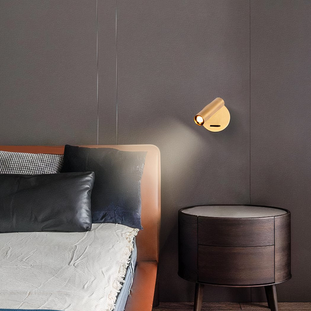 Applique murale — Lumière orientable en laiton