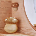 Applique murale en osier en forme de champignon – Néolys Sillage