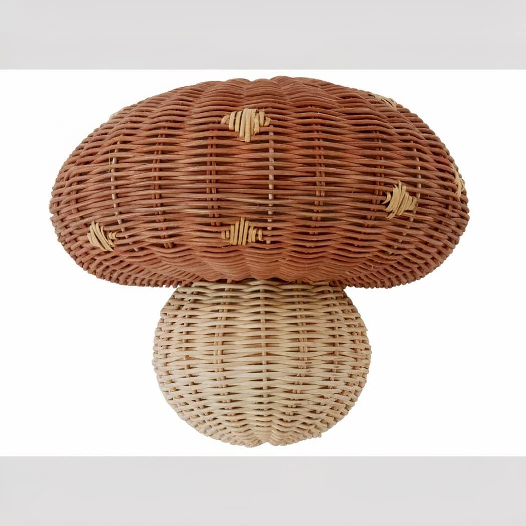 Applique murale en osier en forme de champignon – Néolys Sillage