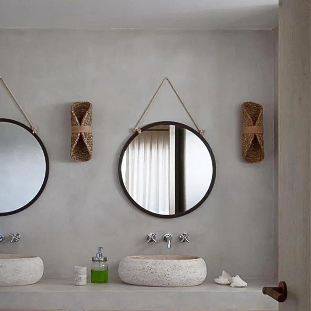 Applique murale en osier et rotin style bohème – Orélian Rivage