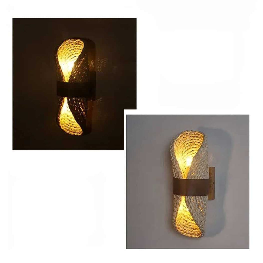 Applique murale en osier et rotin style bohème – Orélian Rivage