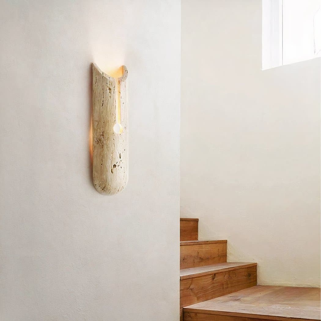 Applique murale en pierre naturelle dans le style bohème – Cléance Épure