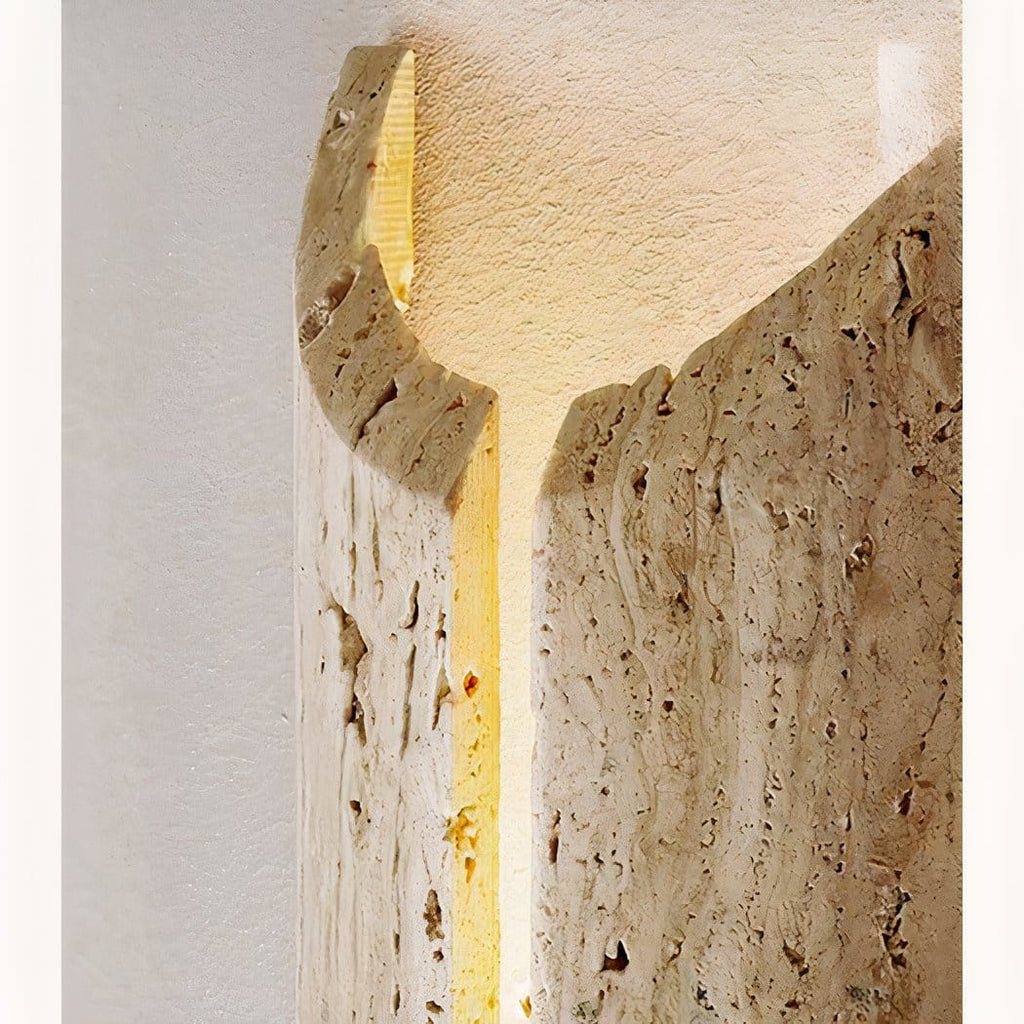 Applique murale en pierre naturelle dans le style bohème – Cléance Épure