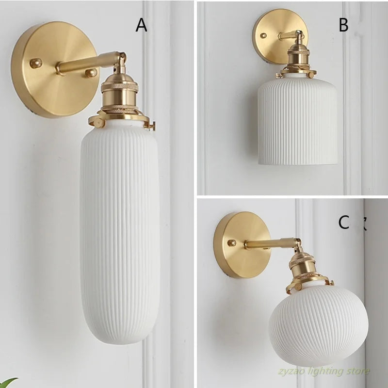 Applique murale en porcelaine blanche design nordique élégant pour intérieur Lucine Essence - Matière Expressive & Décor Raffiné