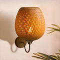 Applique murale en rotin style vintage – Valombre Dune