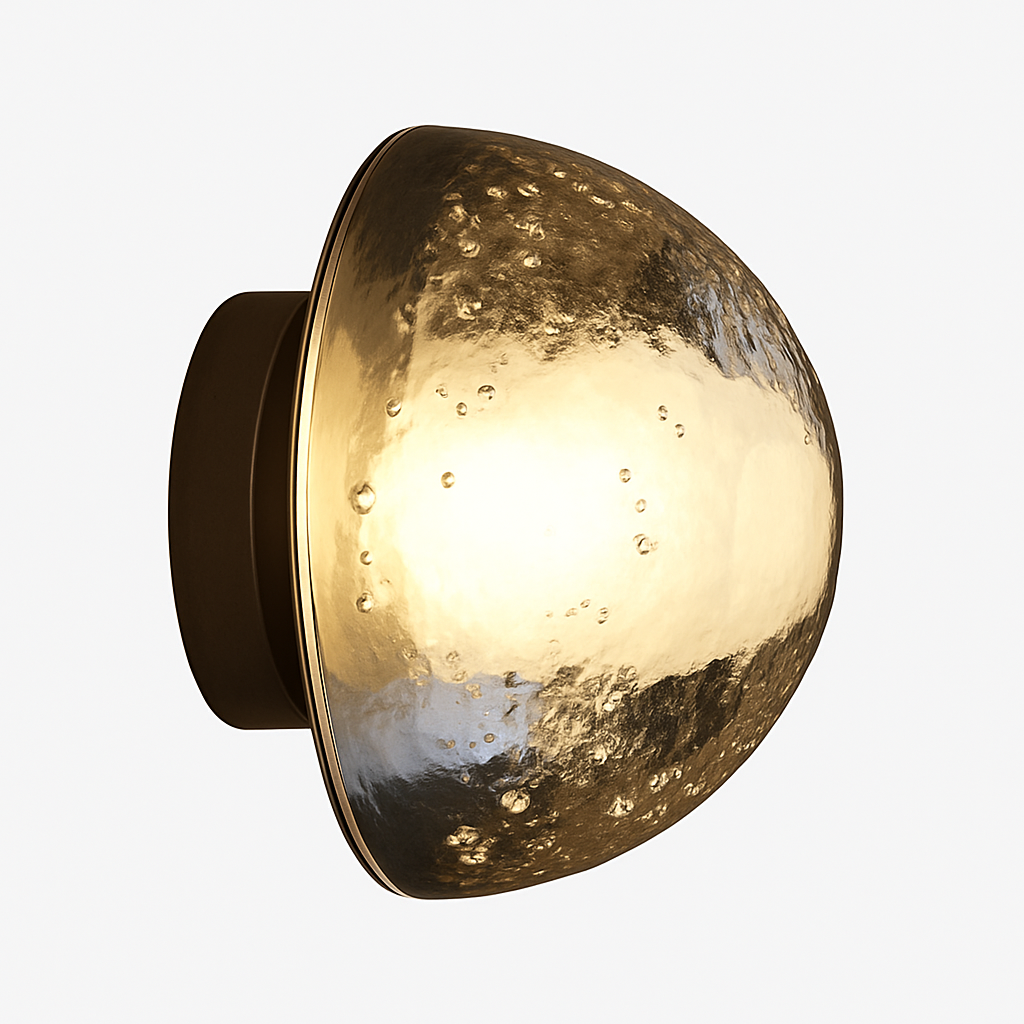 Applique murale — Extérieur demi-boule de cristal