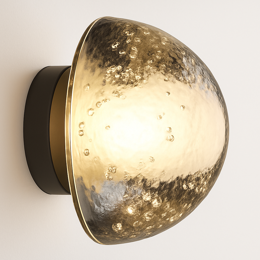 Applique murale — Extérieur demi-boule de cristal