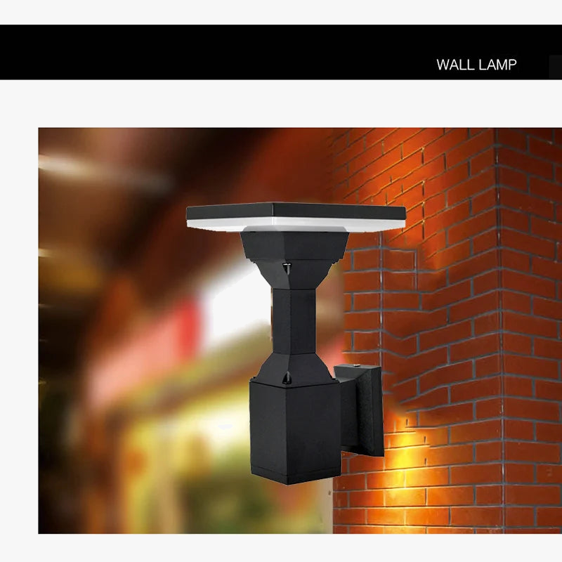 Applique murale — Extérieure lampe de jardin étanche pour espaces résidentiels