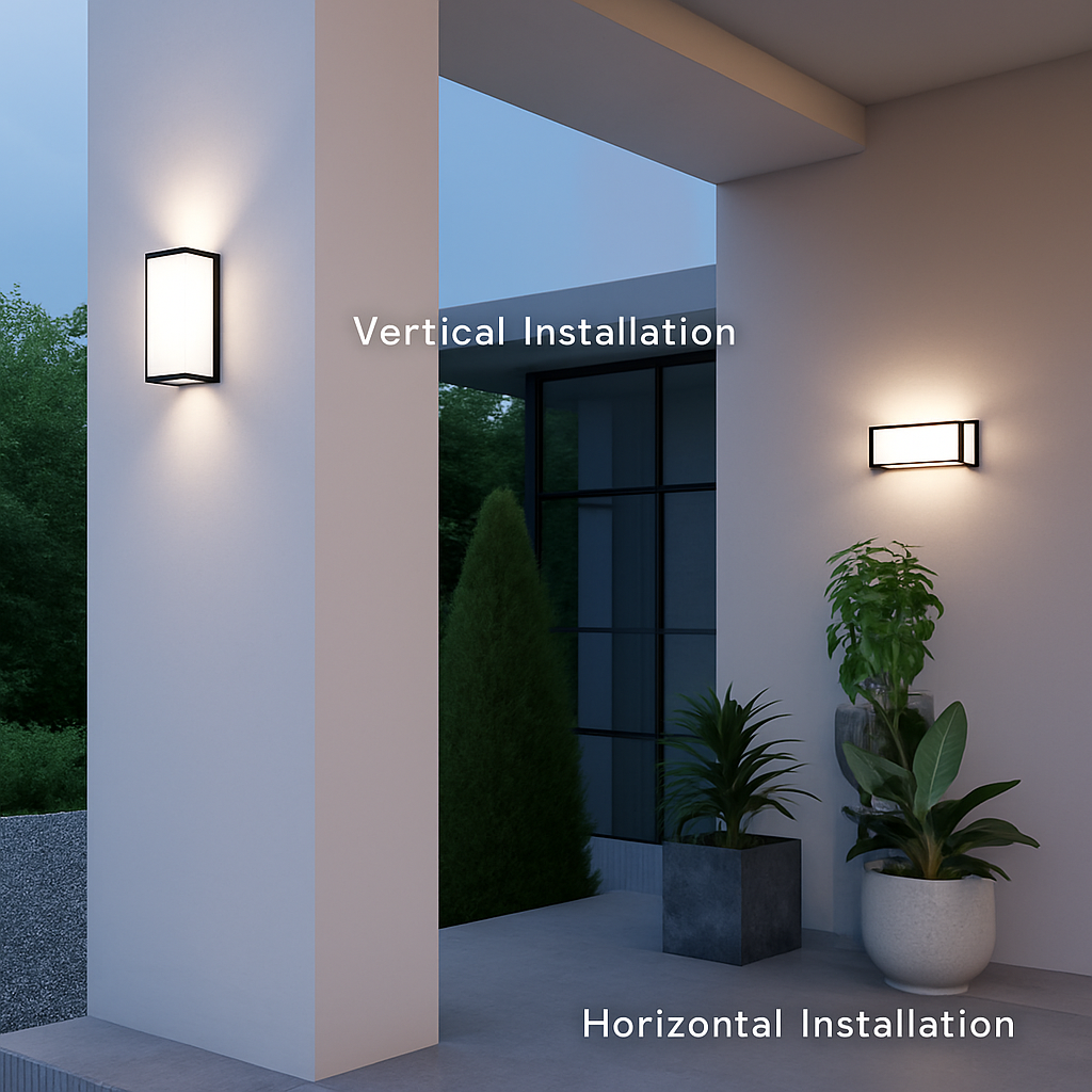 Applique murale — Extérieure LED moderne étanche IP65 balcon jardin clôture lumières porche extérieur lumière applique murale extérieure 110v 220v