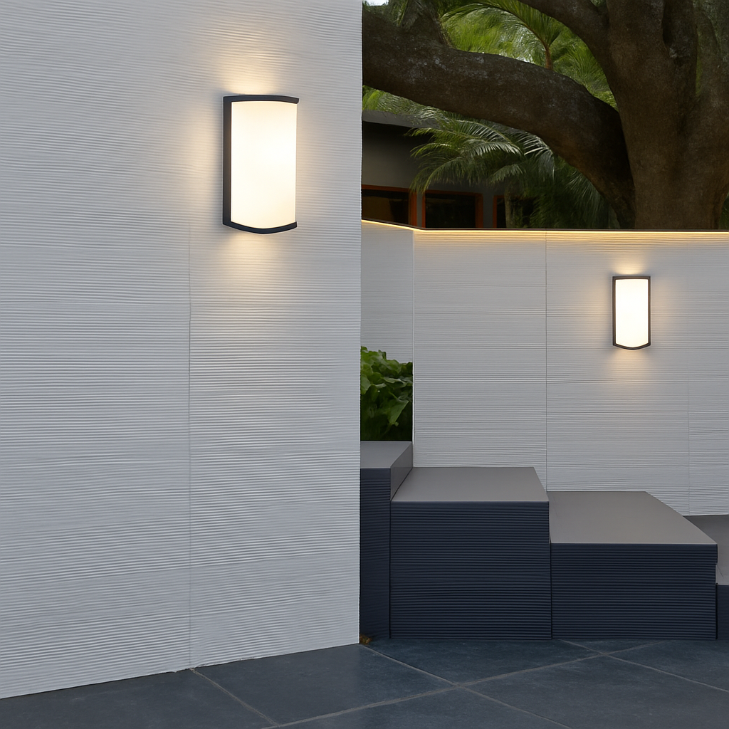 Applique murale — Extérieure LED moderne étanche IP65 balcon jardin clôture lumières porche extérieur lumière applique murale extérieure 110v 220v