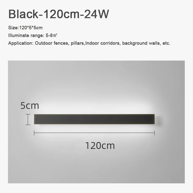 Applique murale — Extérieure LED étanche en aluminium pour jardin et terrasse