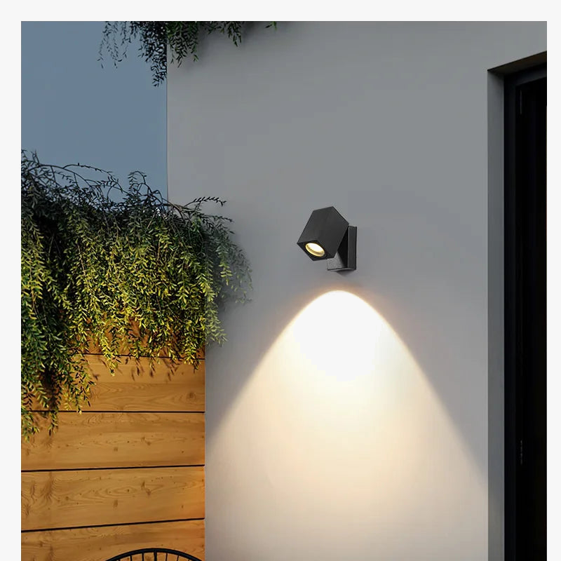 Applique murale — Extérieure LED étanche et lumineuse pour balcons et allées
