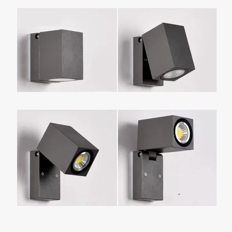 Applique murale — Extérieure LED étanche et lumineuse pour balcons et allées