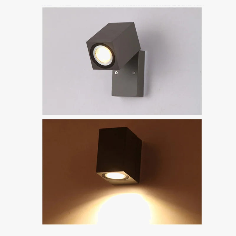 Applique murale — Extérieure LED étanche et lumineuse pour balcons et allées